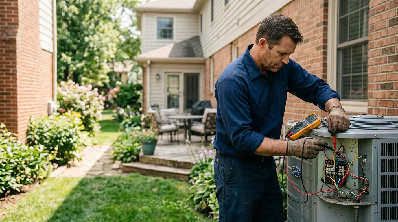 HVAC technician working near Dupont, WA